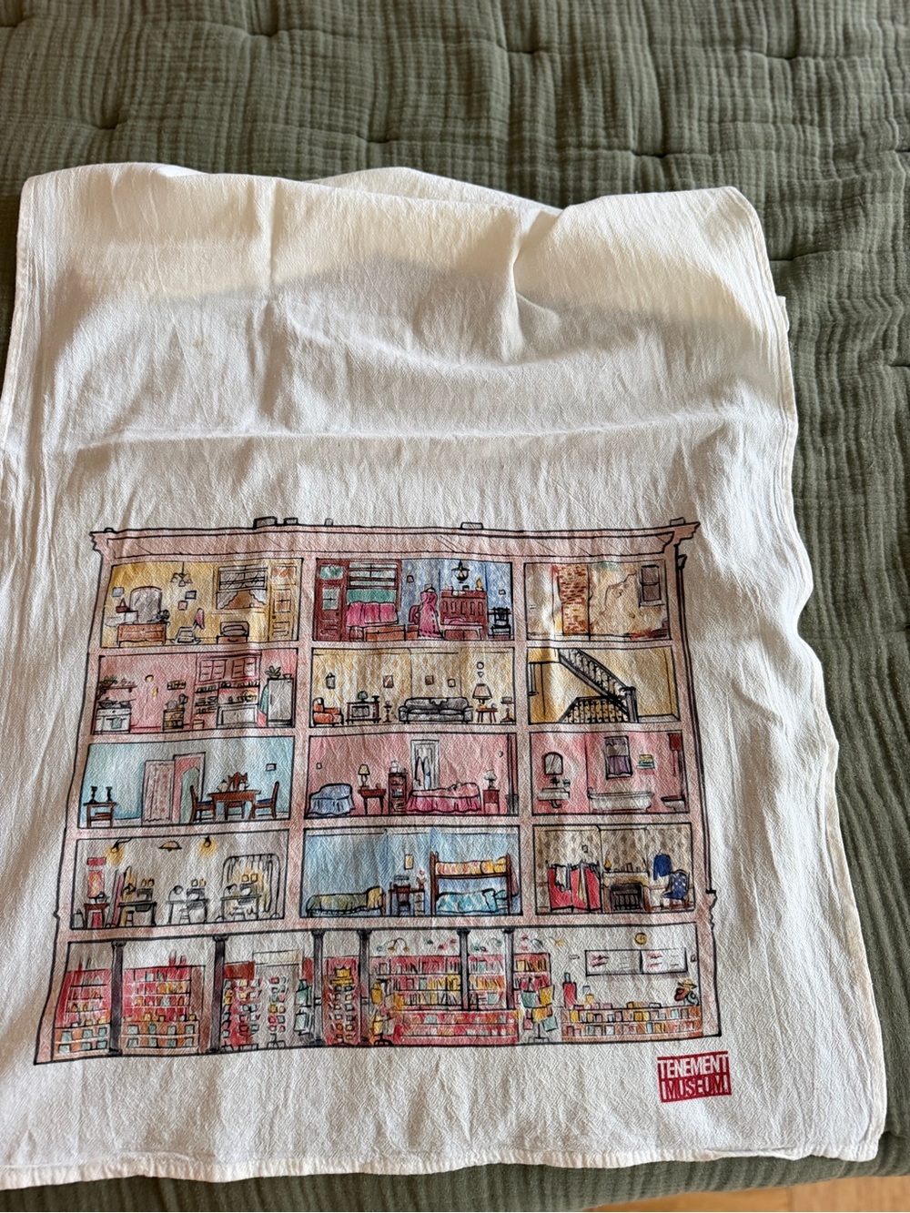 Unused Tenements Museum NYC Tea or Hand Towel